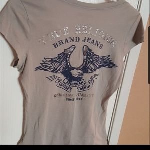 True religion beige top small